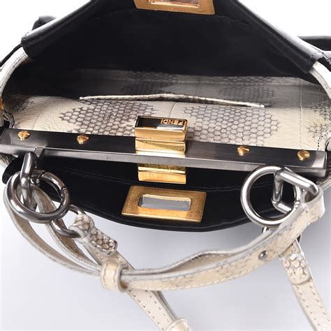 bag fendi peekaboo|fendi peekaboo snakeskin.